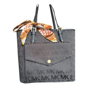 Michael Kors Jet Set Tote with twilly